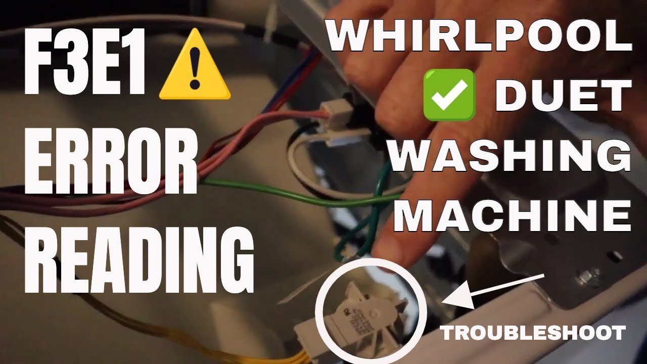 How to Clear F3 E1 Error Code Quick Troubleshooting