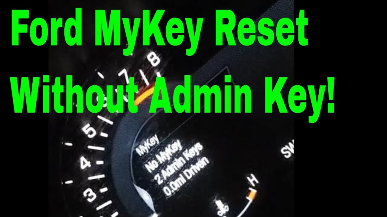 How to Clear Mykey Without Admin Key