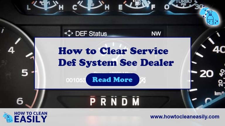 How To Clear Service Def System See Dealer How to Clear Service Def System See Dealer