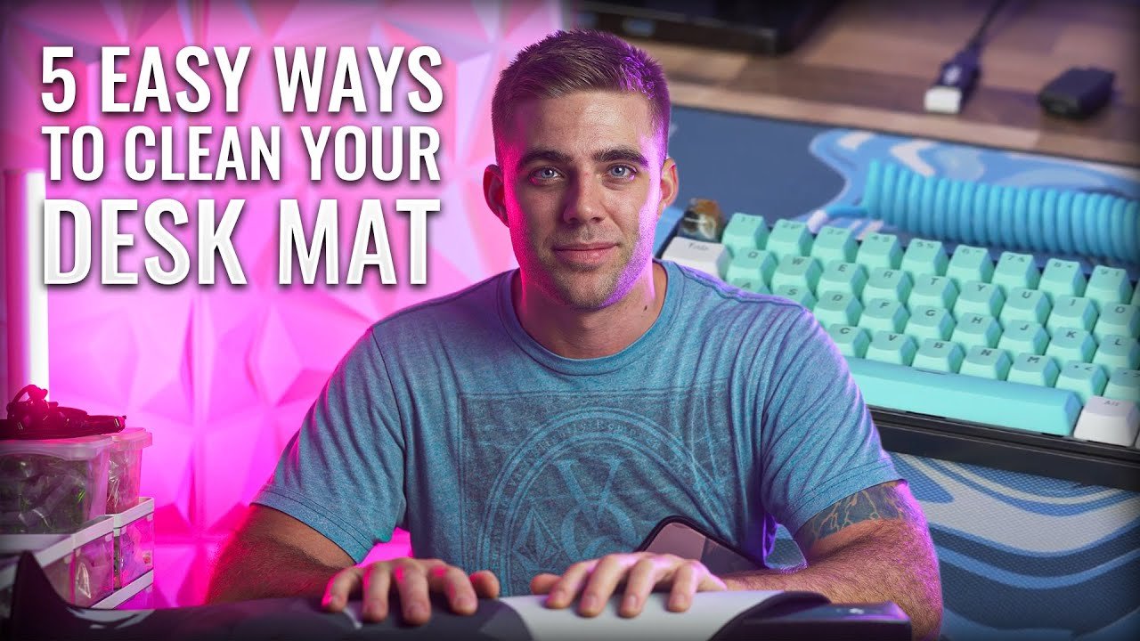 How to Clean Desk Mat