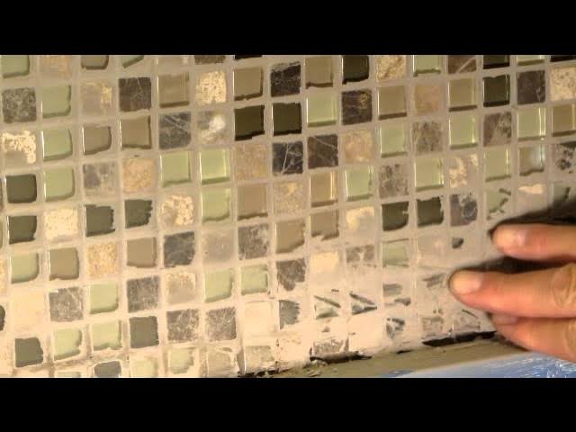 How to Remove Dried Grout from Mosaic Tiles