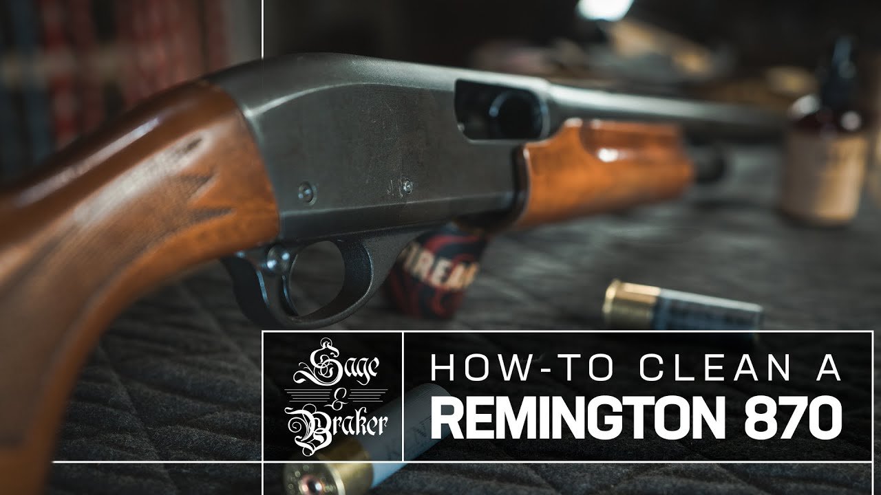 How to Clean a 870 Remington Shotgun