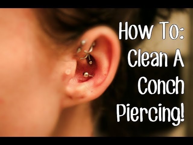 How to Clean a Conch Piercing