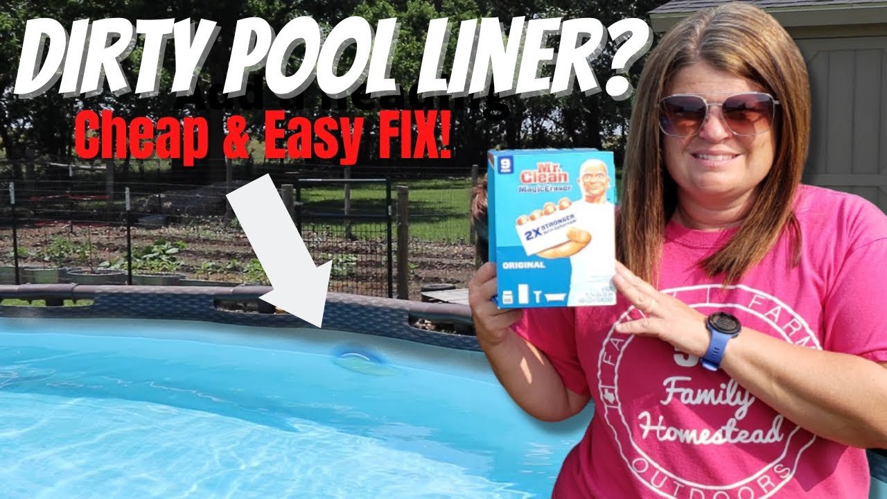 How to Clean a Pool Liner