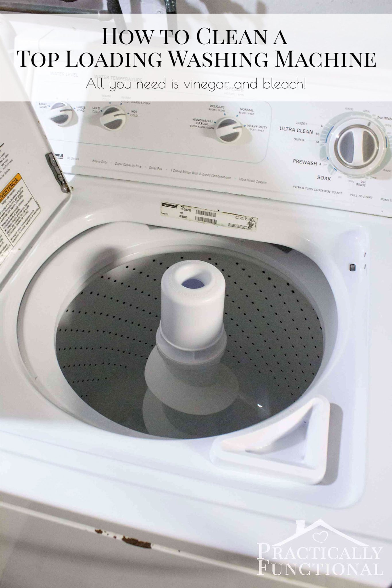 How to Clean a Washing Machine With Bleach