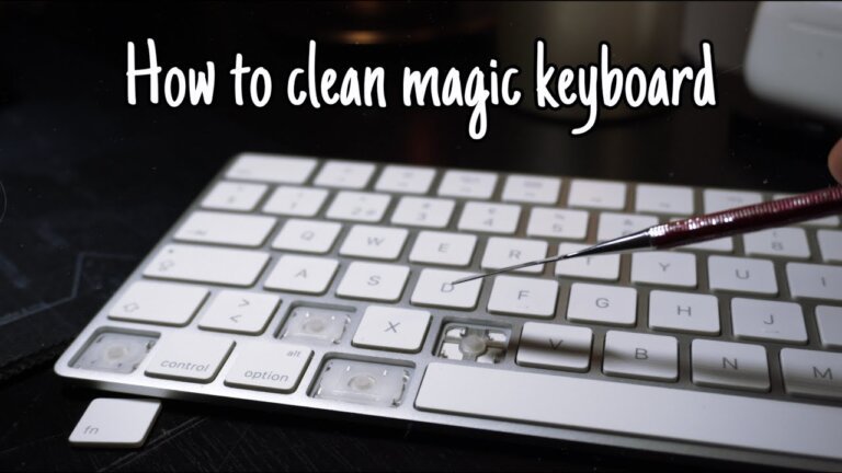 How to Clean Apple Magic Keyboard