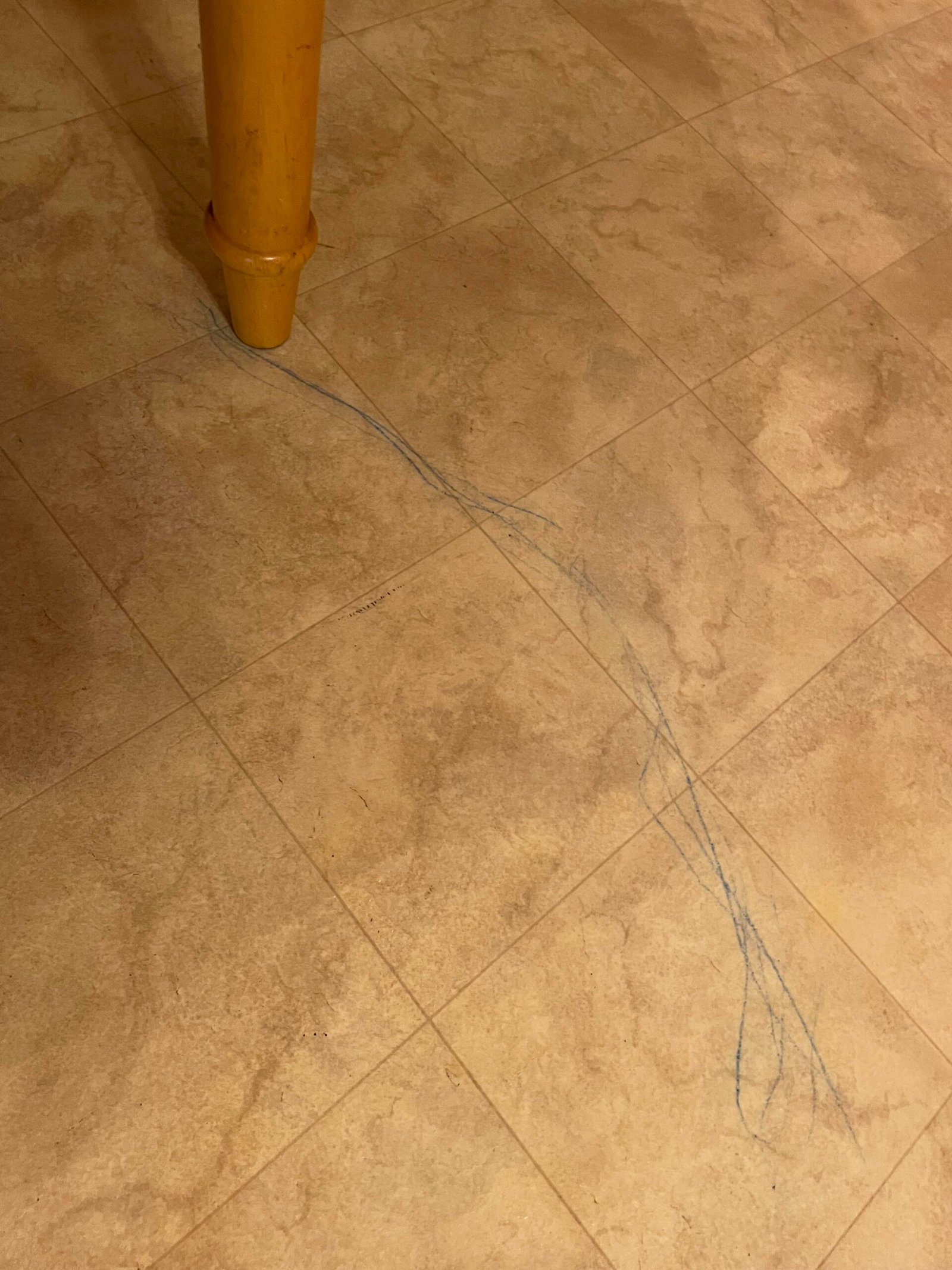 How to Clean Crayon off Tile