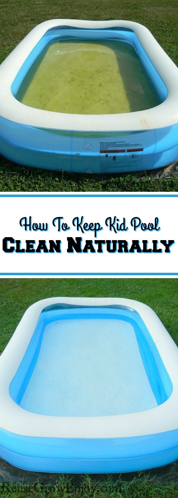 How to Clean Inflatable Pool Without Draining