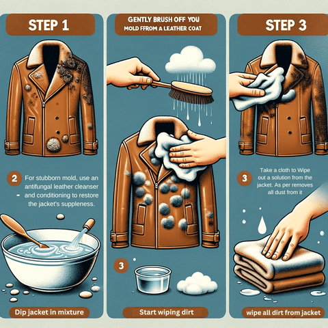 How to Clean Leather Jacket Mold