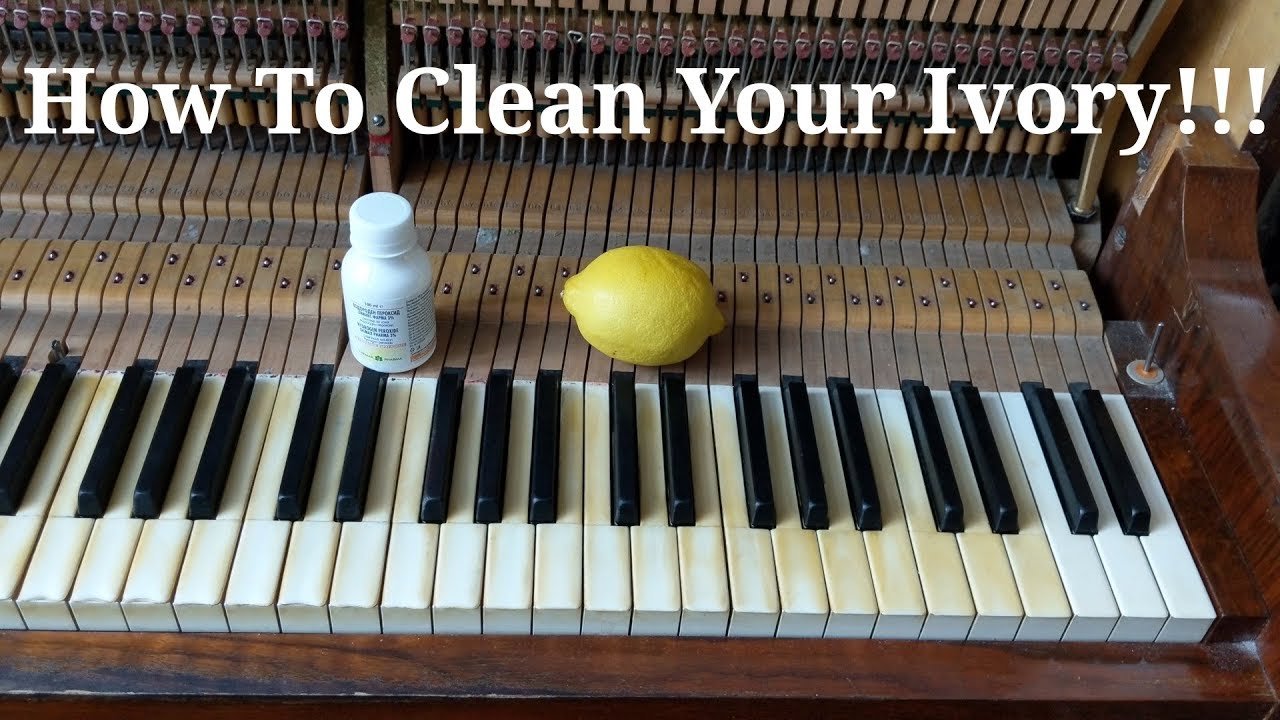 How to Clean Piano Keys Ivory