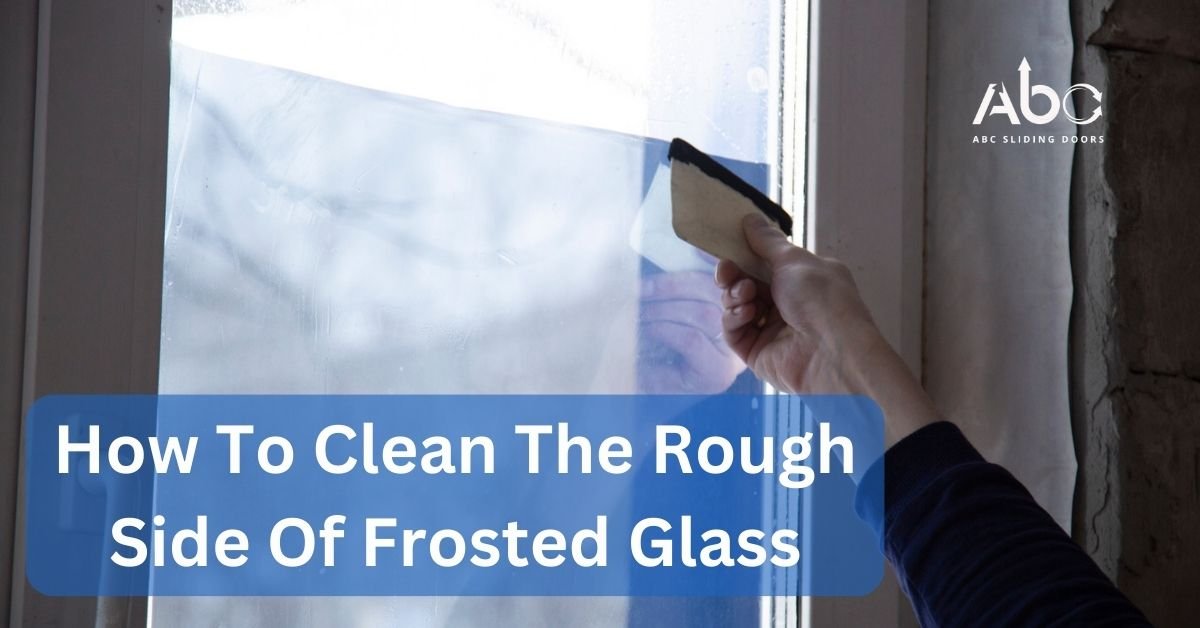 How to Clean Rough Side of Frosted Glass