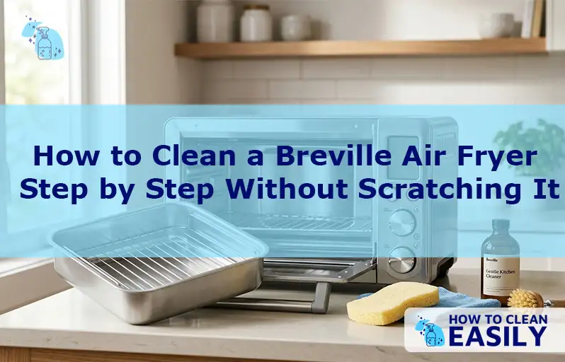How to Clean a Breville Air Fryer Step by Step Without Scratching It