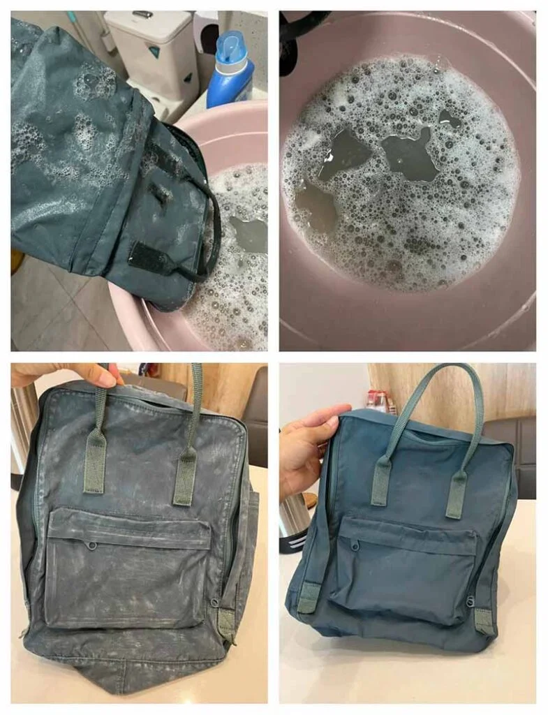 how to clean north face backpack
